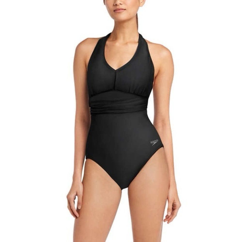 Speedo Halter One Piece Swimsuit